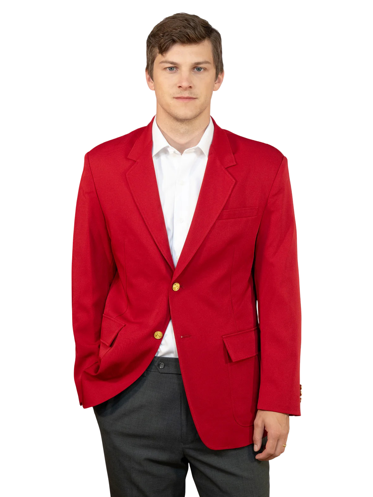 Executive Apparel Blazers - Men's 6-Pocket Single-Breasted Blazer 5