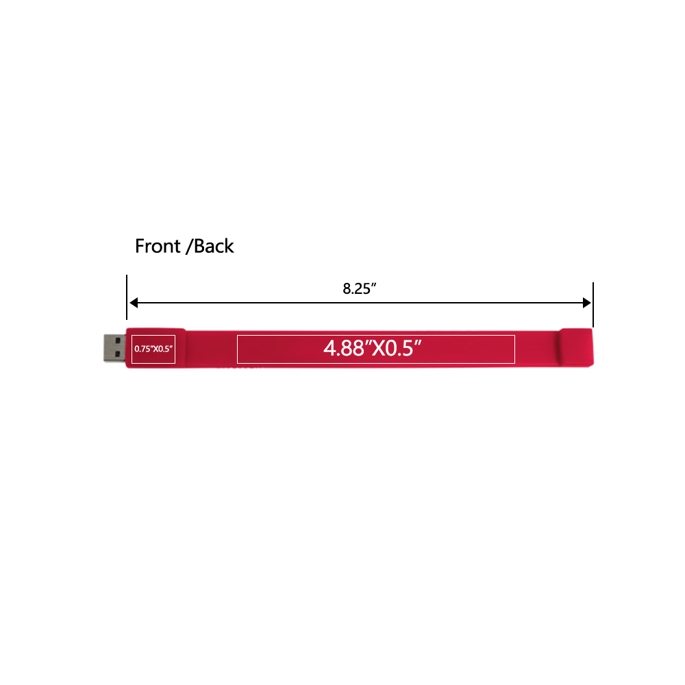 Lombard Wristband USB Drive 59