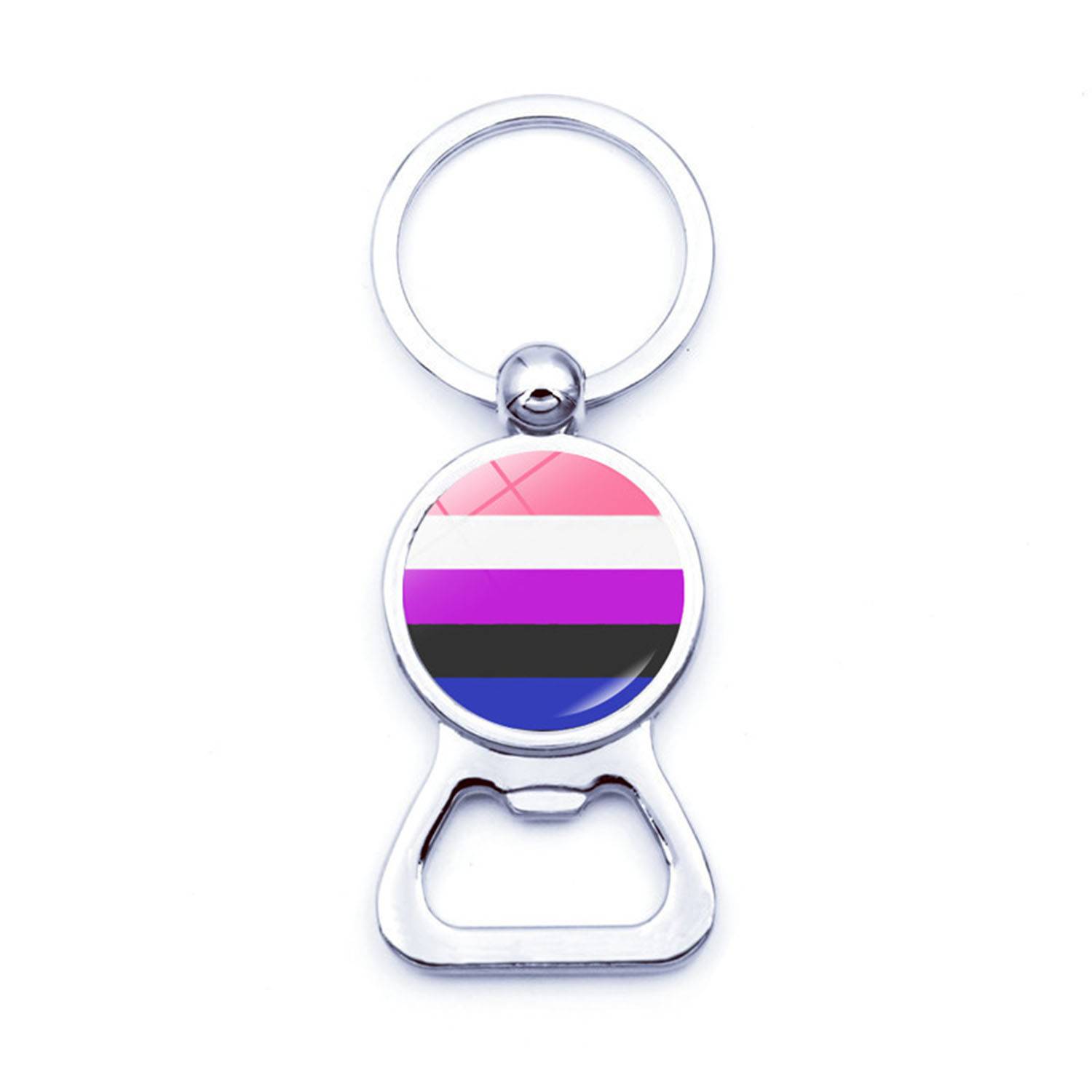 Rainbow Pride Key Chains W/ Bottle Opener 9
