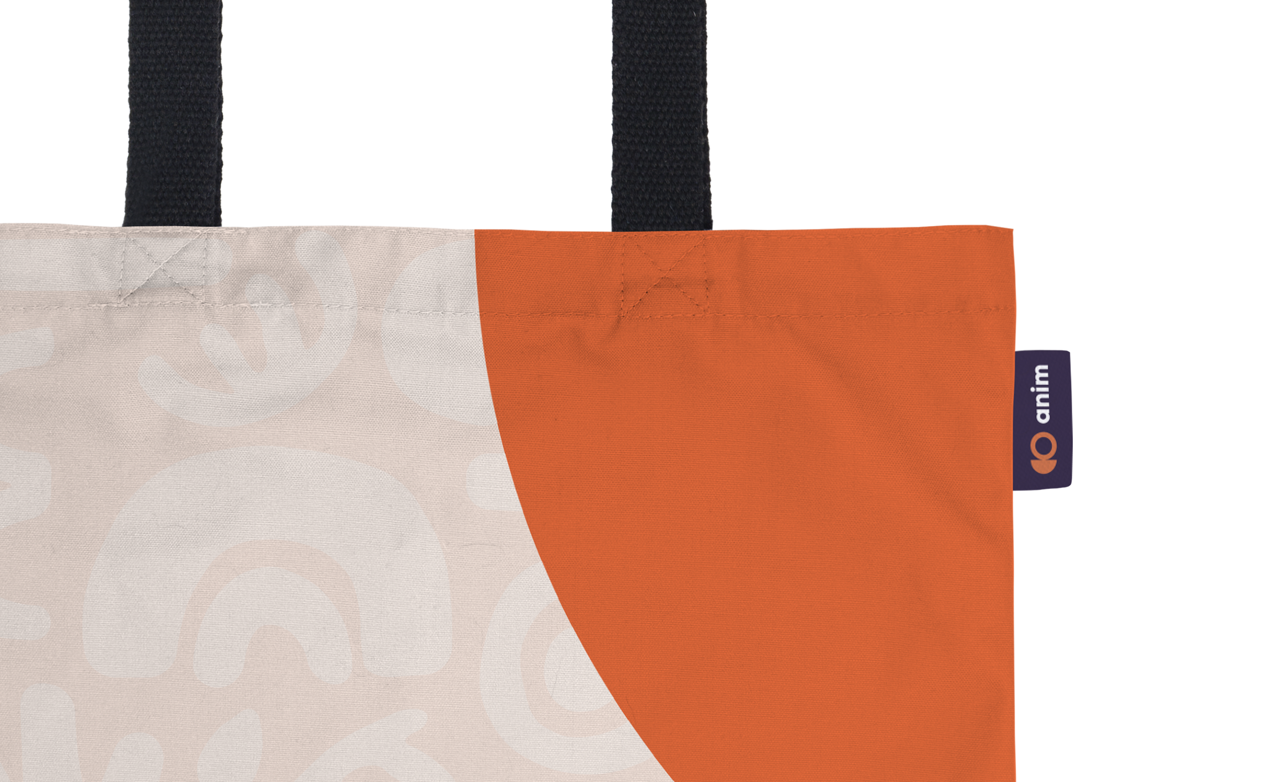 Full Color Recycled Canvas Tote Flat