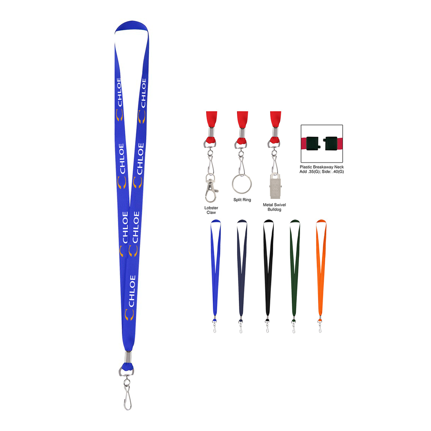 Nylon Id Badge Lanyard For Office & Events 2