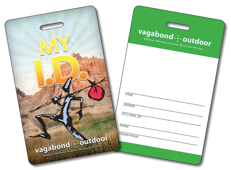 Laminated Plastic I.D./Wallet Card with Punch - 3.375x2.125 - 30 pt. 3