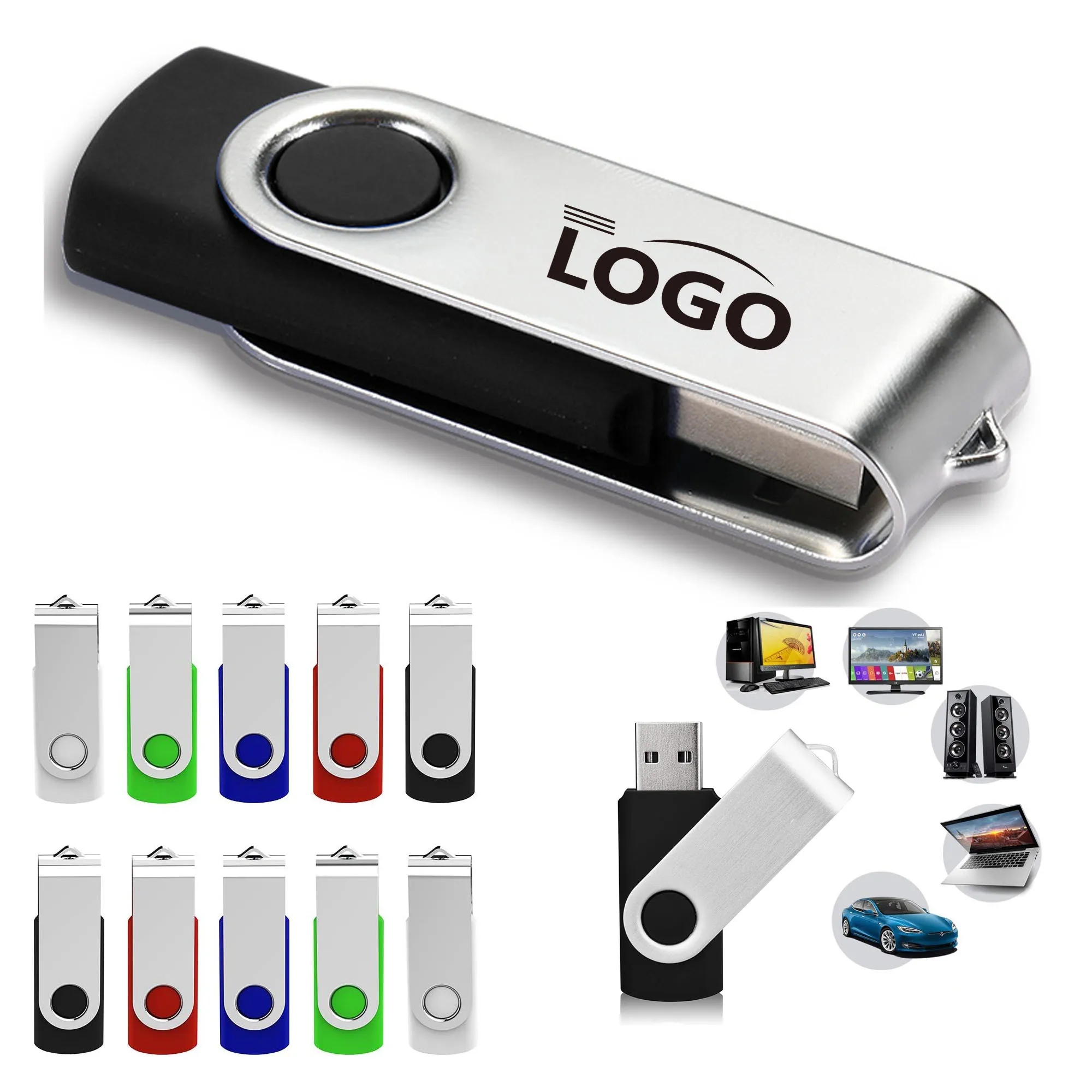 4 GB Swivel USB Flash Drive 1