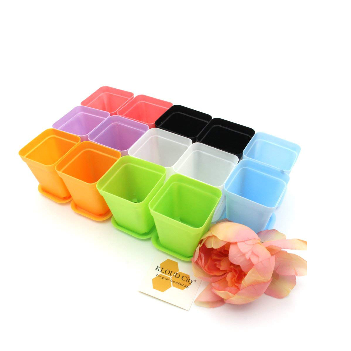 Mini Plastic Plant Pot, custom garden tool with logo imprint 1