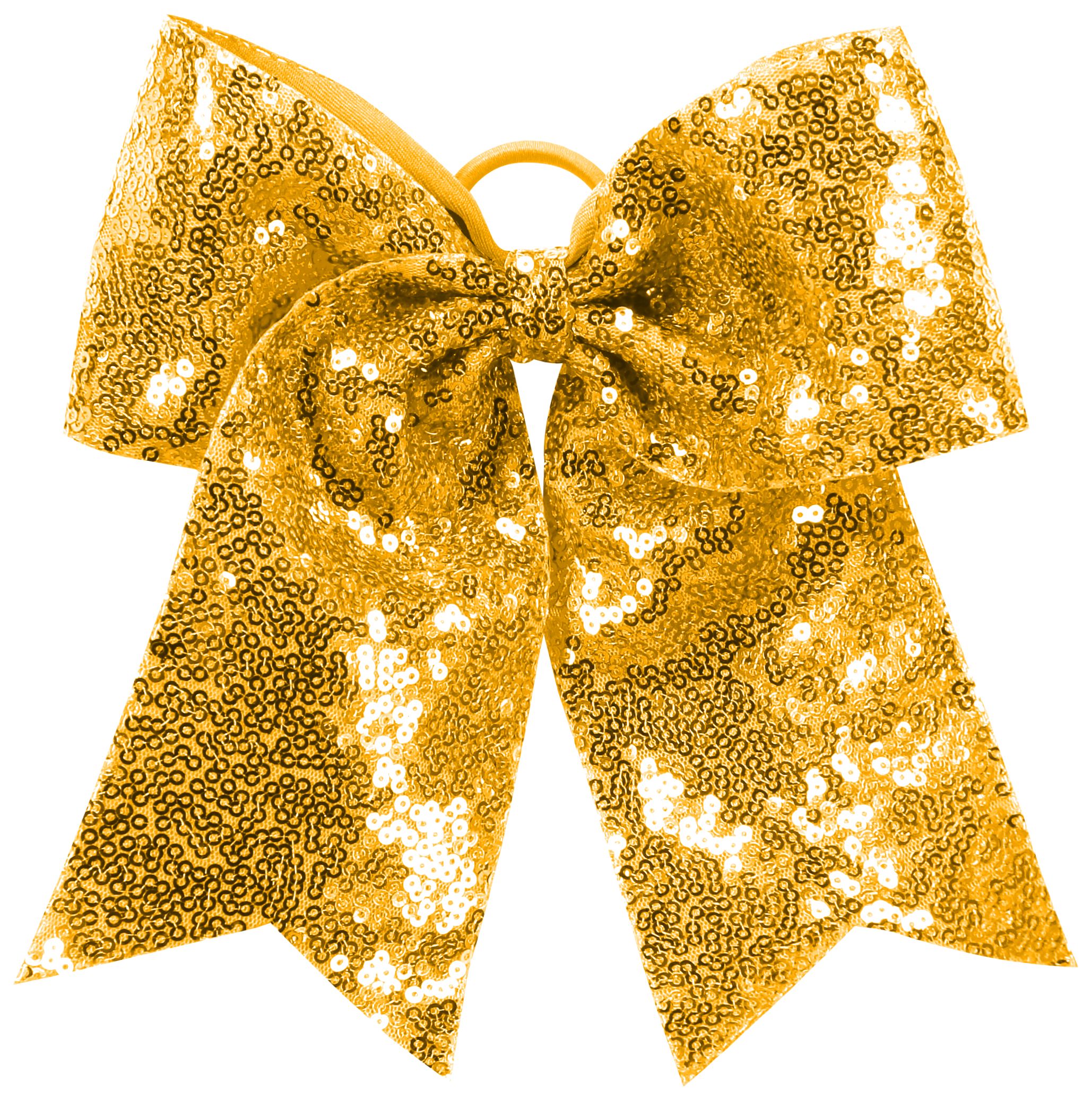 Sequin Cheer Hair Bow 6