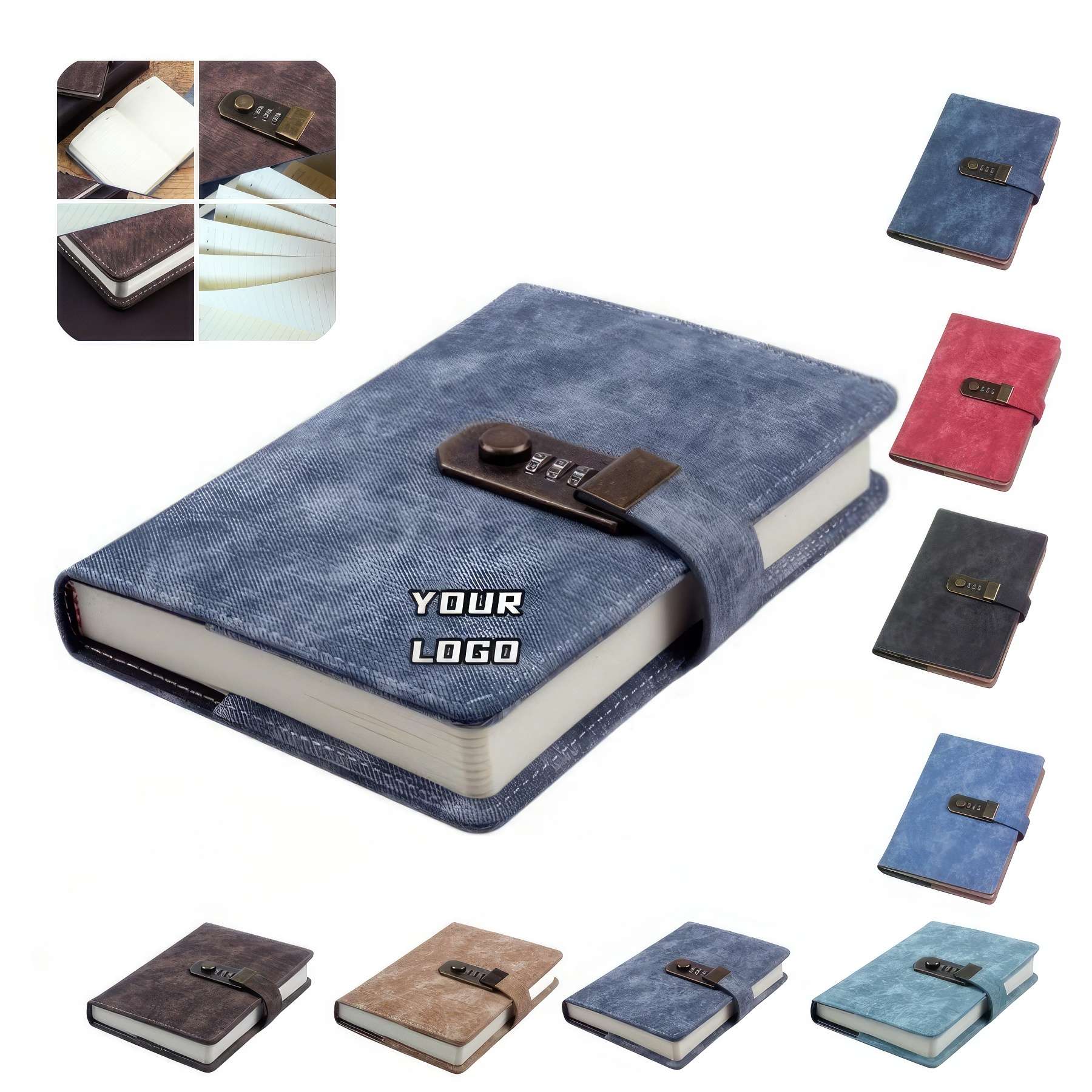 A5 Diary Notebooks with Lock 3