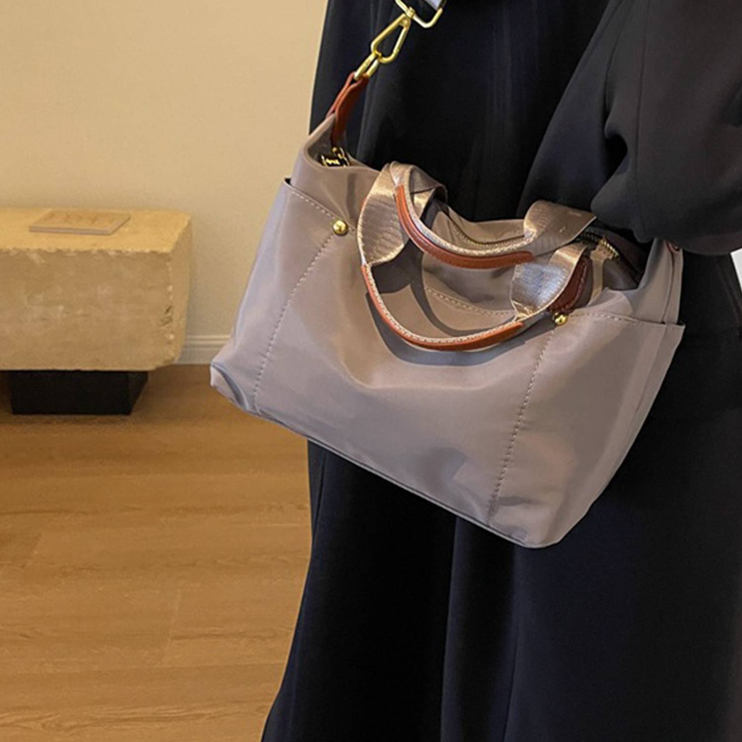 Nylon Fabric Crossbody Bag Waterproof Lightweight for Women 4