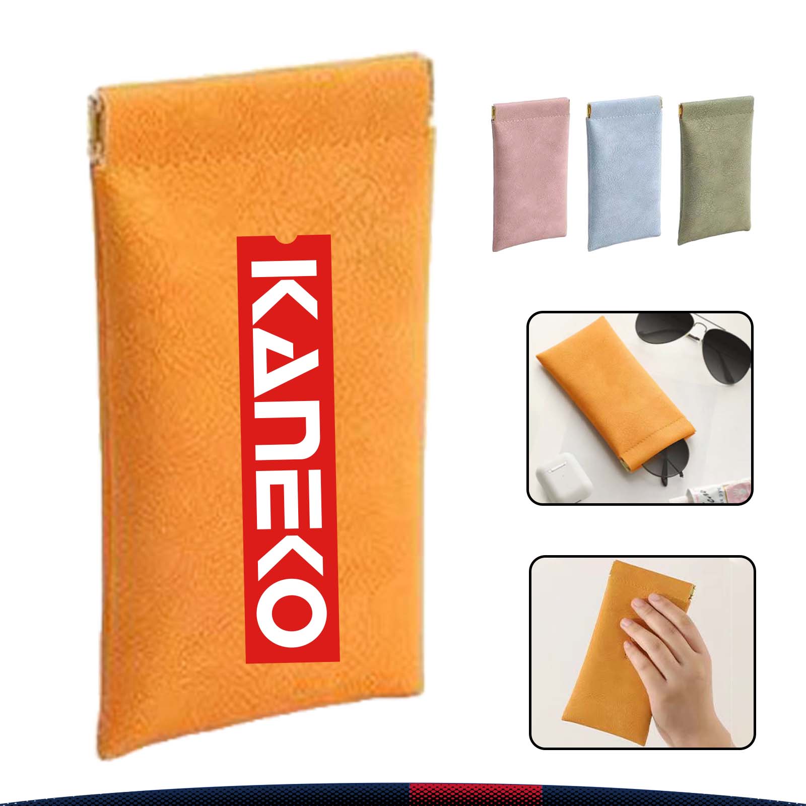 Elastic PU Glasses Pouch 4