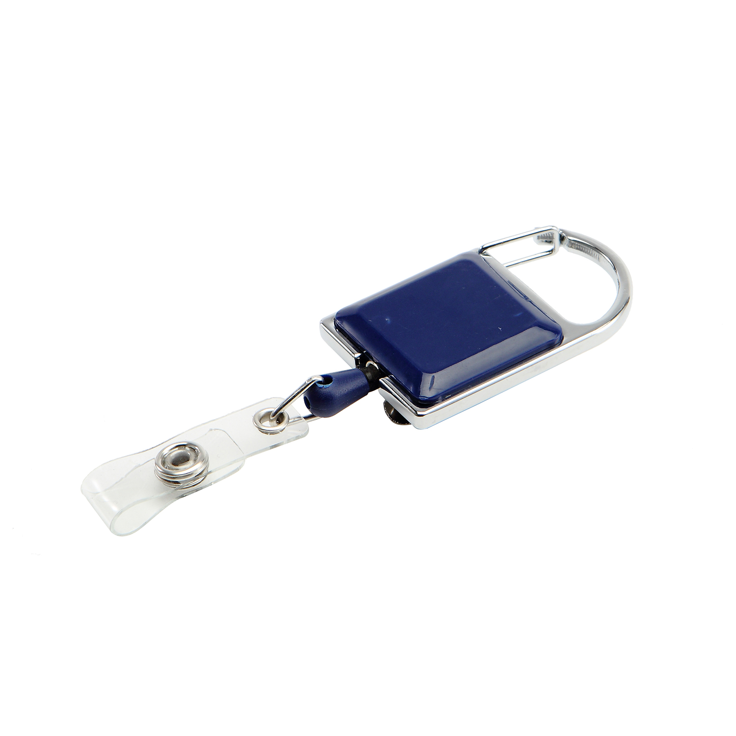 Square Retractable Carabiner Badge Reel 1