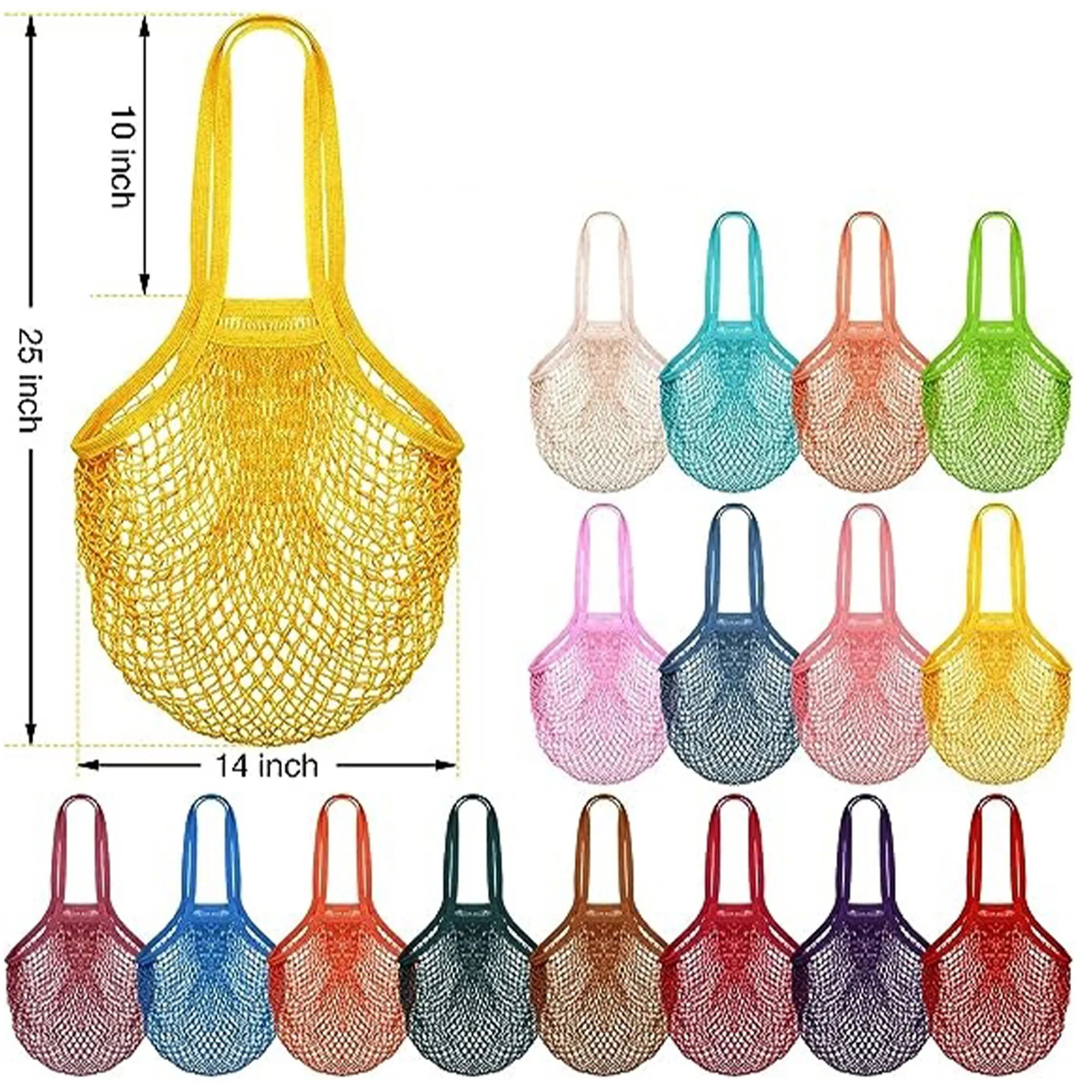 Mesh Grocery Bags, custom tote bag with logo imprint 2