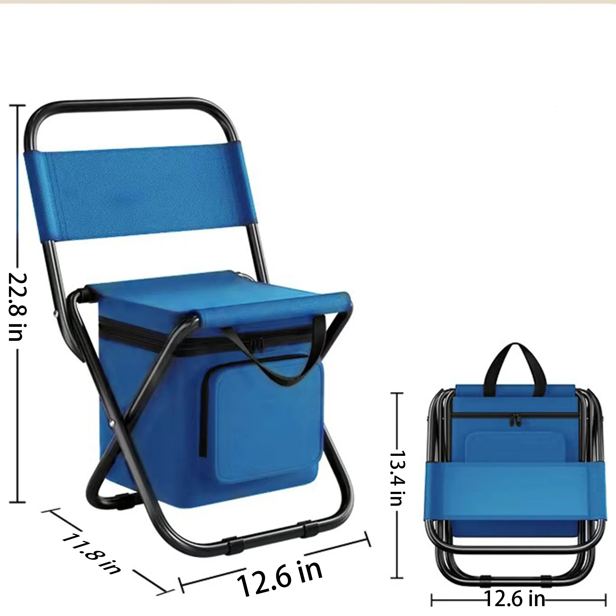 MOQ20 Portable 3-in-1 Outdoor Folding Chair with Cooler Bag 5