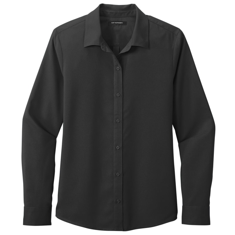 Port Authority Ladies Long Sleeve Performance Staff Shirt 12