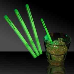 5" Single Color Glow Light Up Swizzle Stick 4