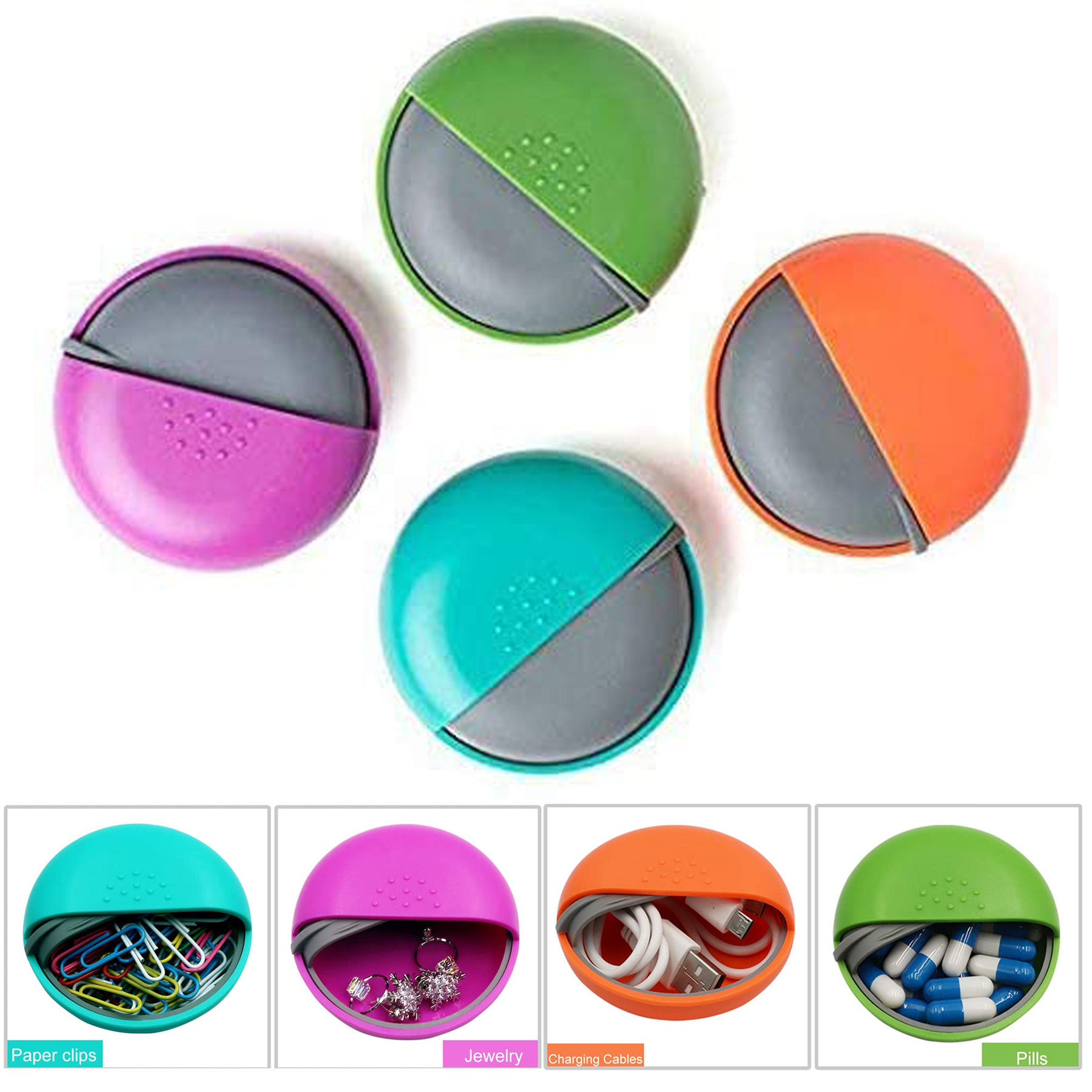 Round Pill Organizer