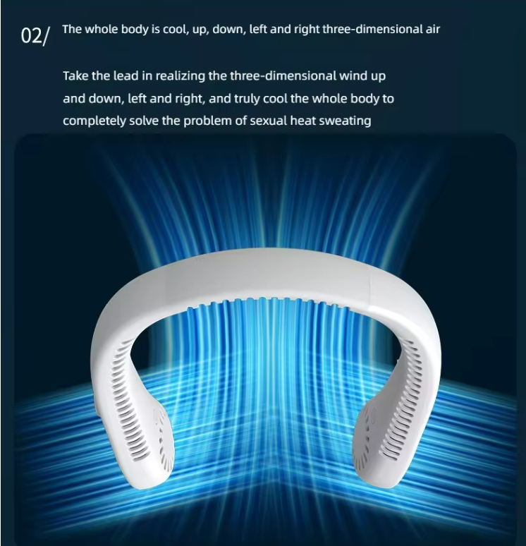 Hanging 5 Speeds Adjustable Neck Fan Box 2