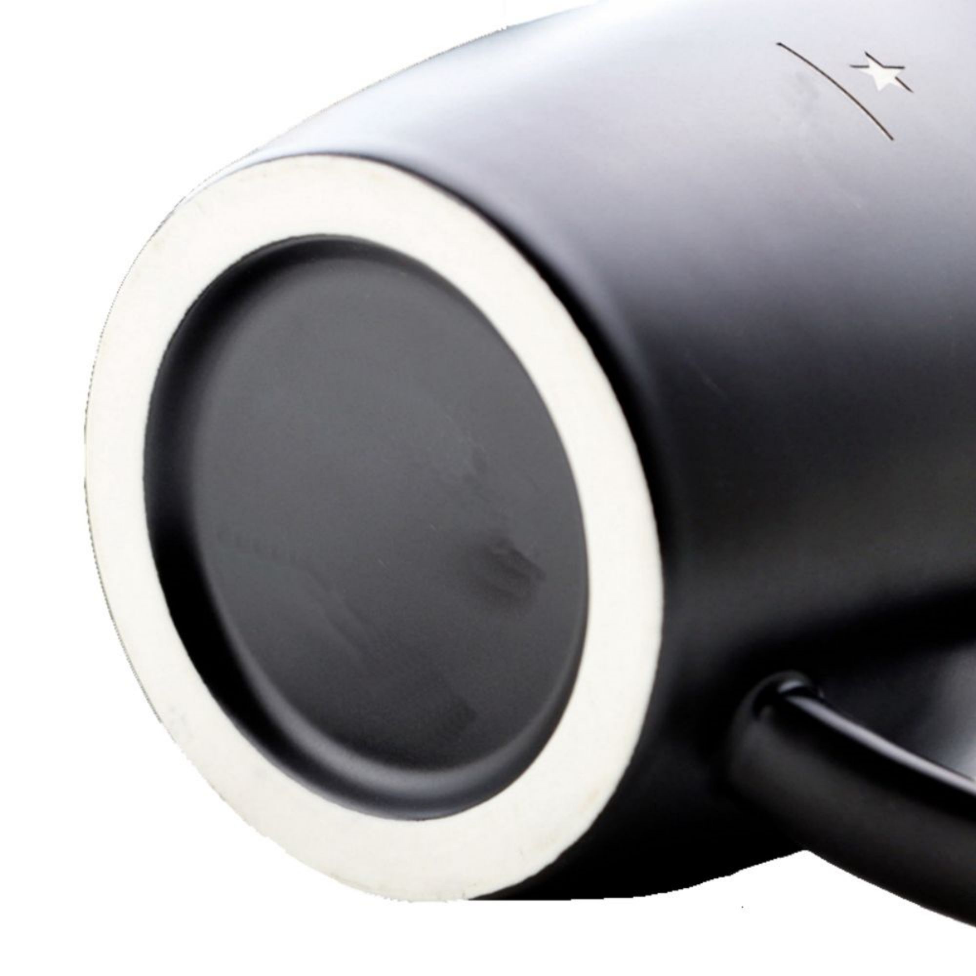 16 OZ Ceramic Matte Black Mugs 2