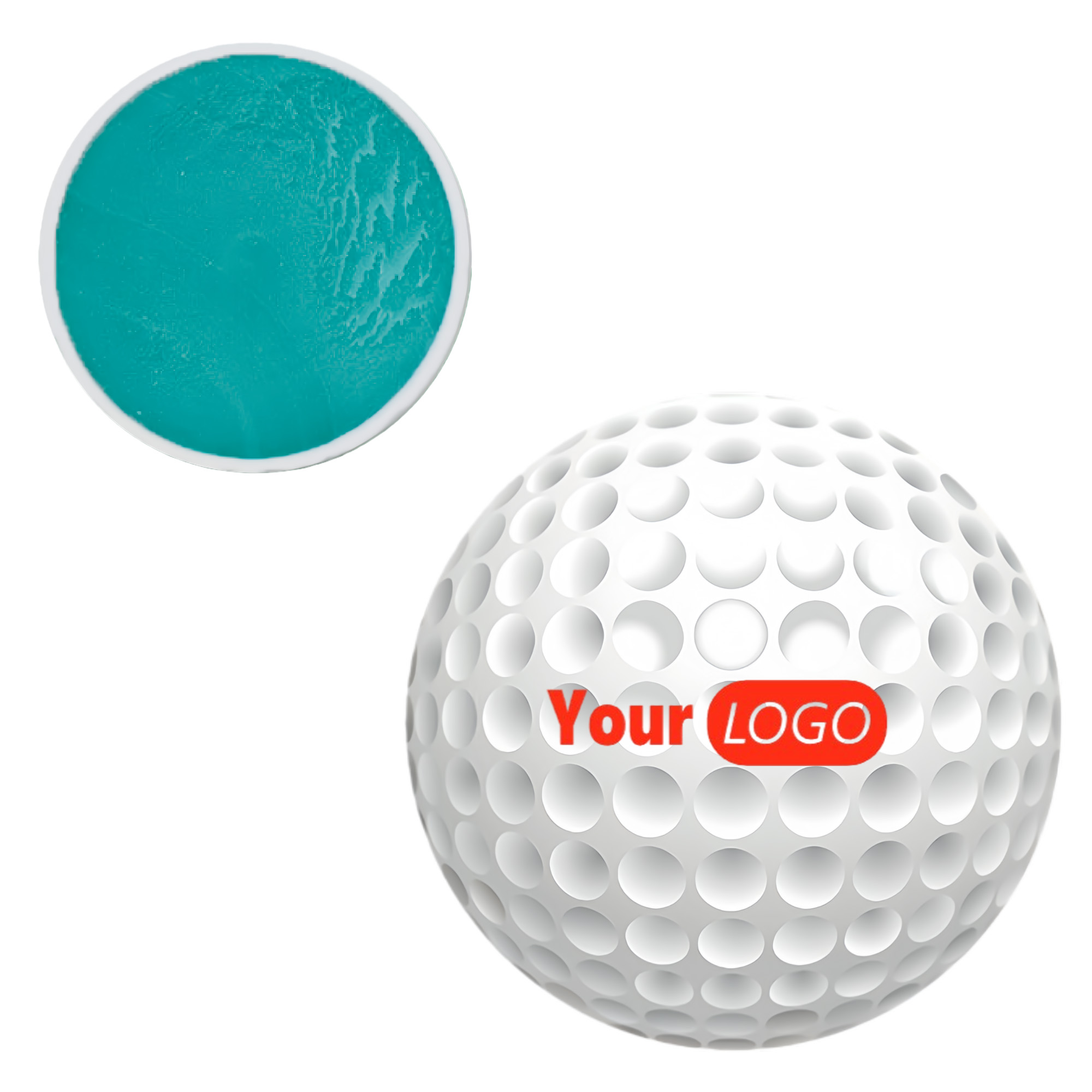 Durable And Highly Elastic Double-Layer Golf Ball 1