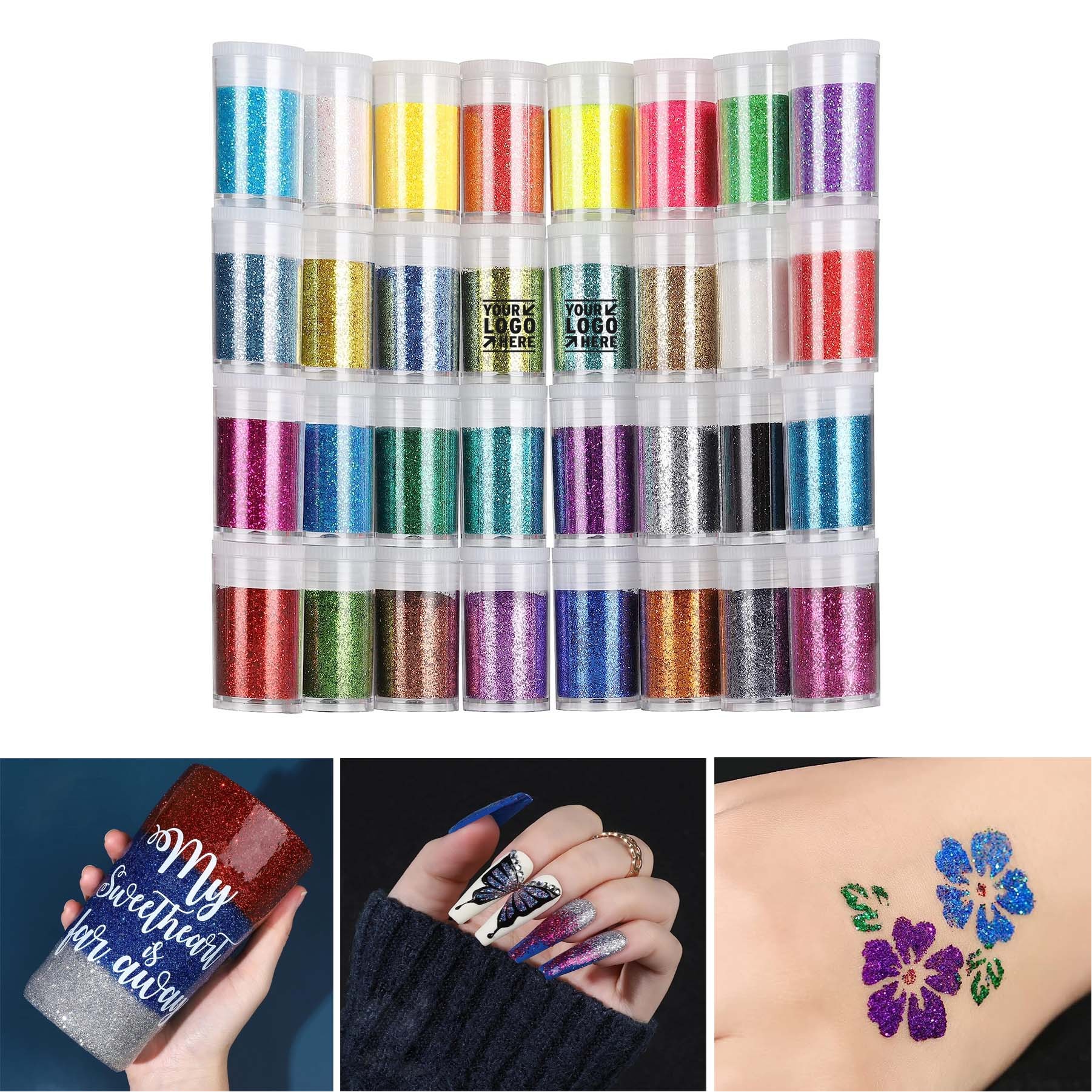 8 Grams Eyeshadow Makeup Bright Nail Art Pigment Glitter Powder 2