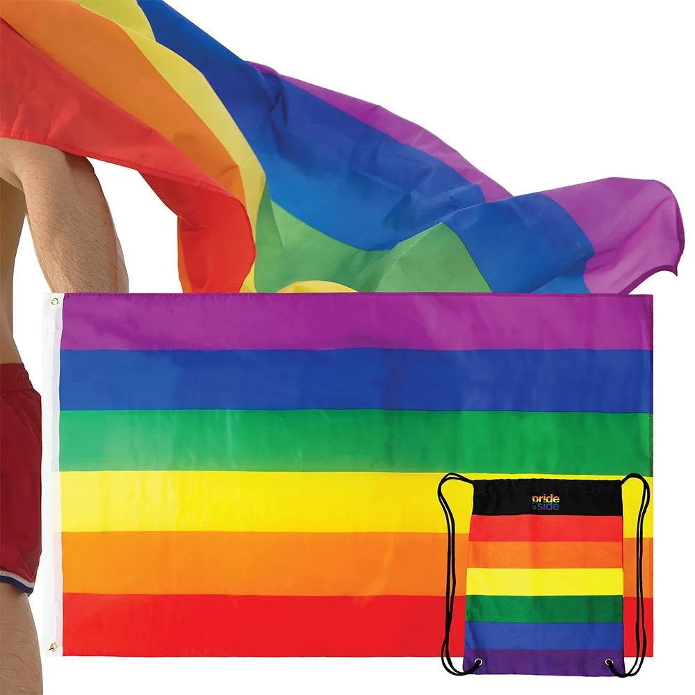 Gay Pride Drawstring Cinch Up Bag 2