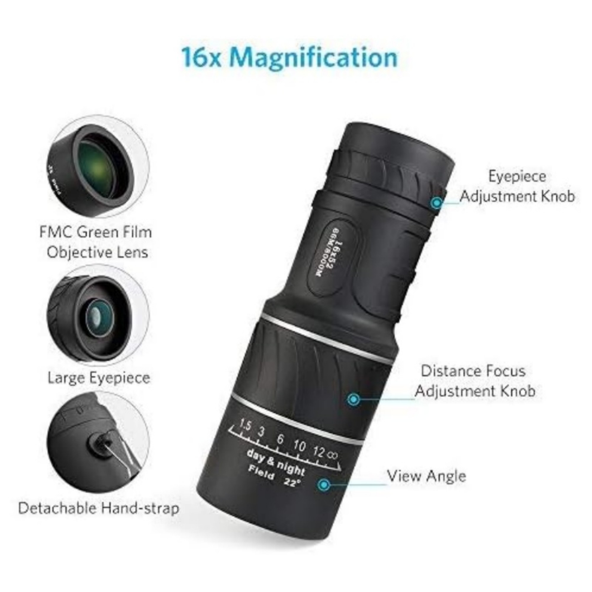 16X52 Mini Monocular Telescope 1