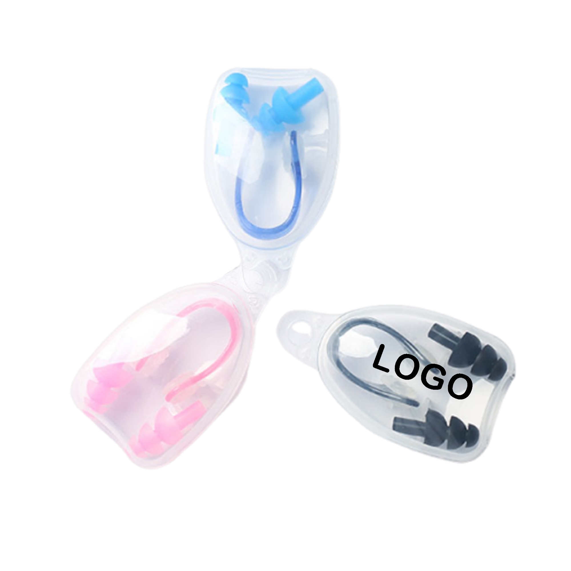 Portable Swim Nose Clip and Ear Plugs Set 2