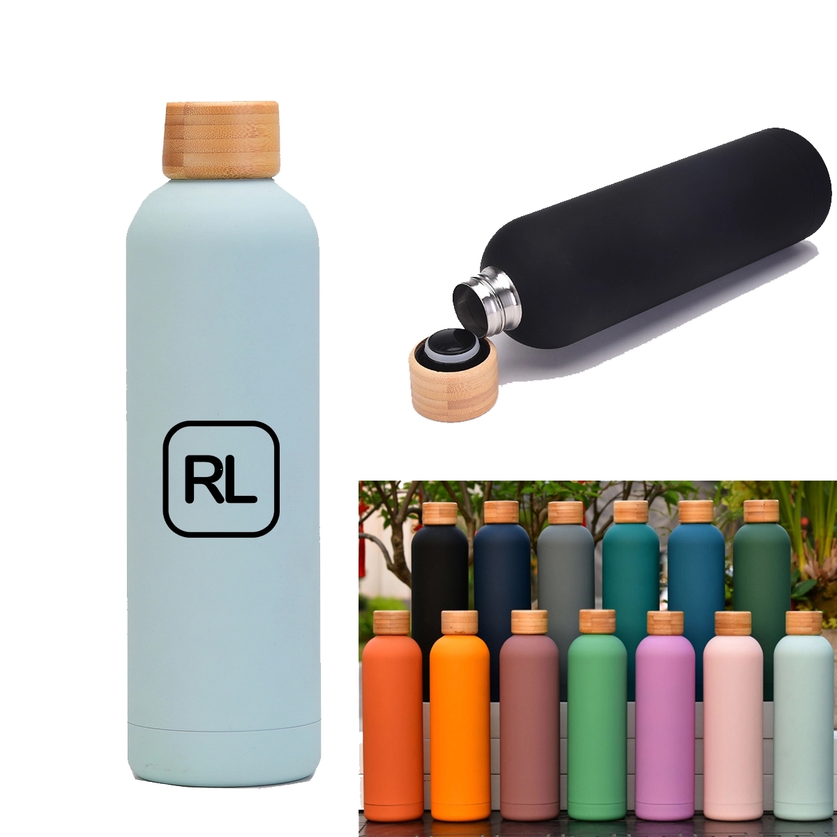 34 Oz. Stainless Steel Thermos Bottle, custom water bottle with logo imprint 2
