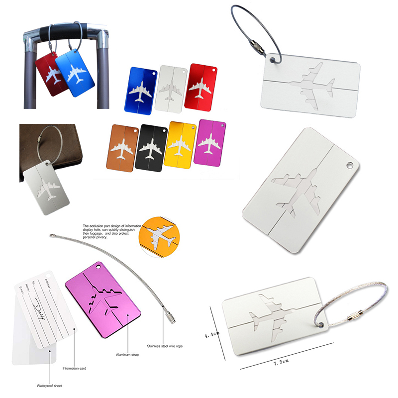 Aluminum Luggage Tag 1