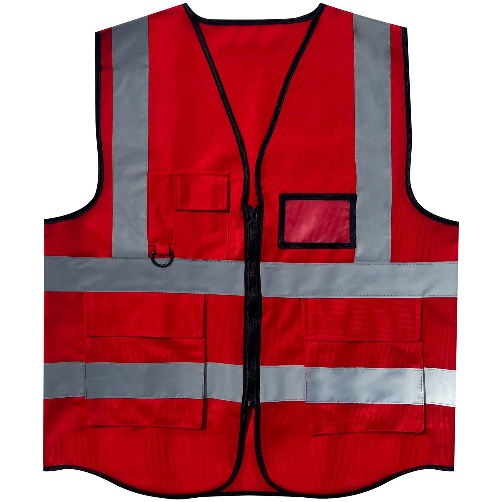 Multiple Pockets High Visibility Safety Reflective Vest 7