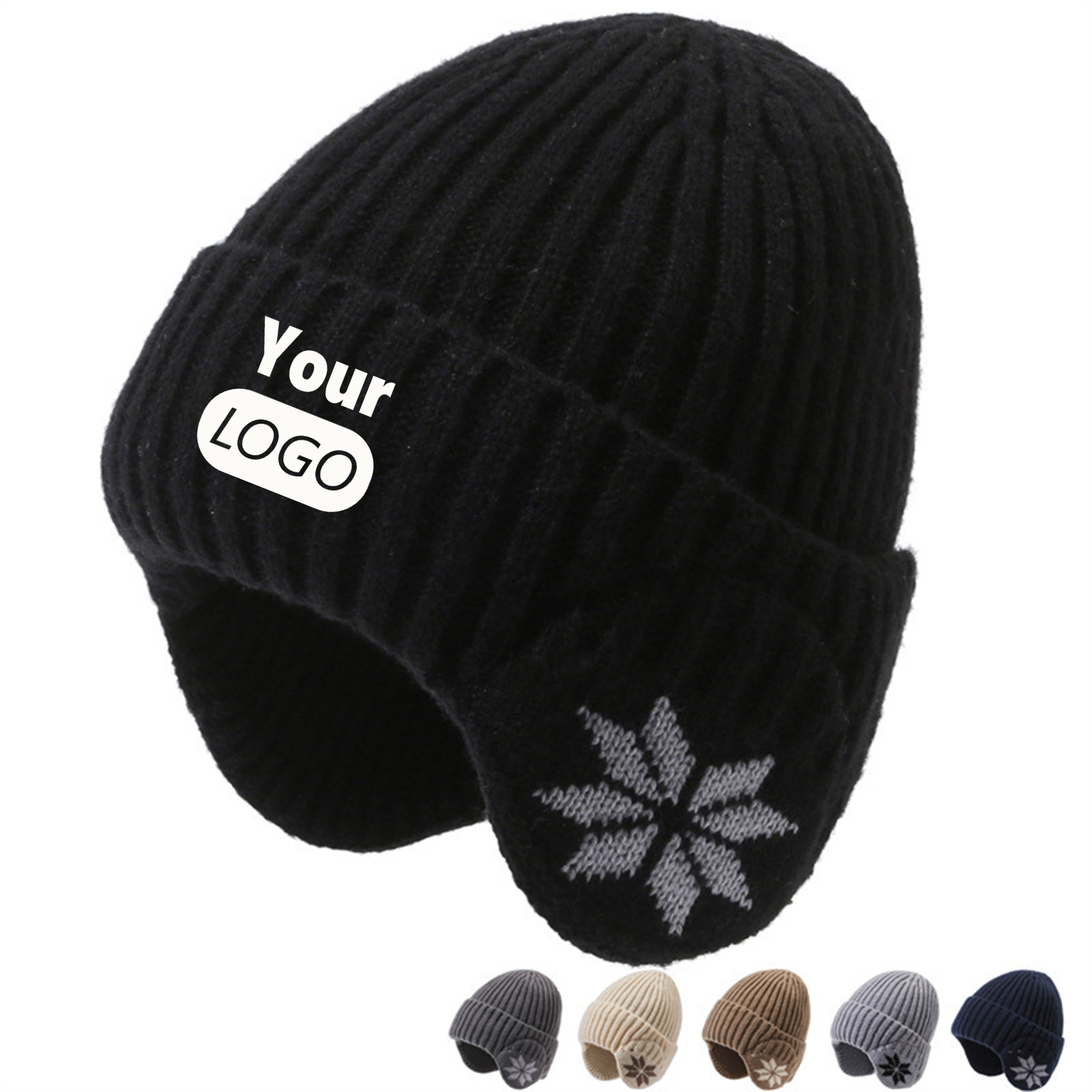 Fleece Lined Ear Flap Beanie 2