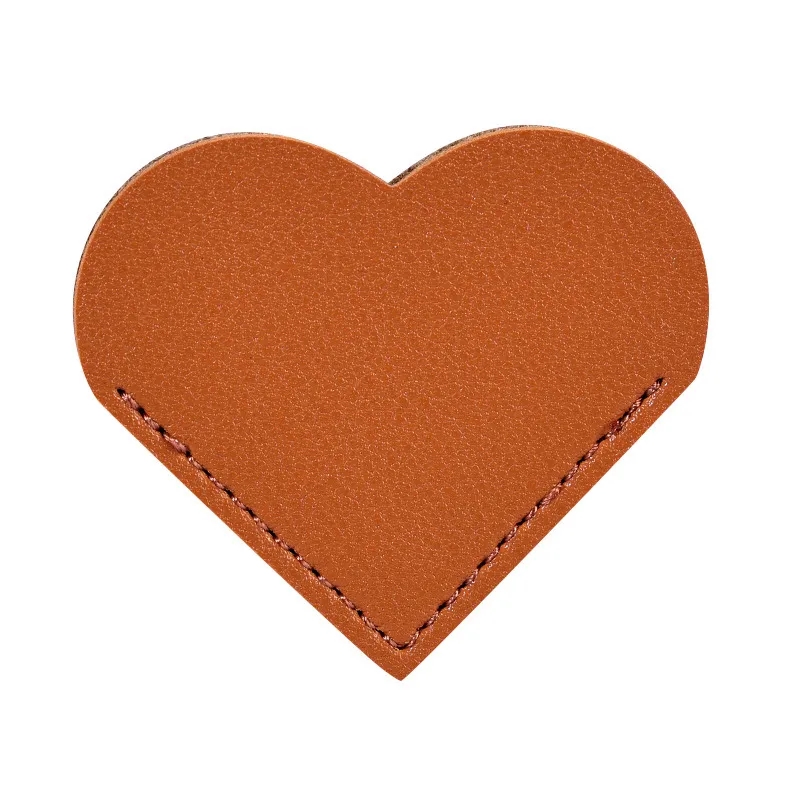 PU Leather Bookmark Heart Shaped 10