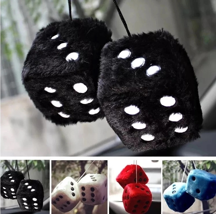 Square Hanging Couple Plush Dice 3