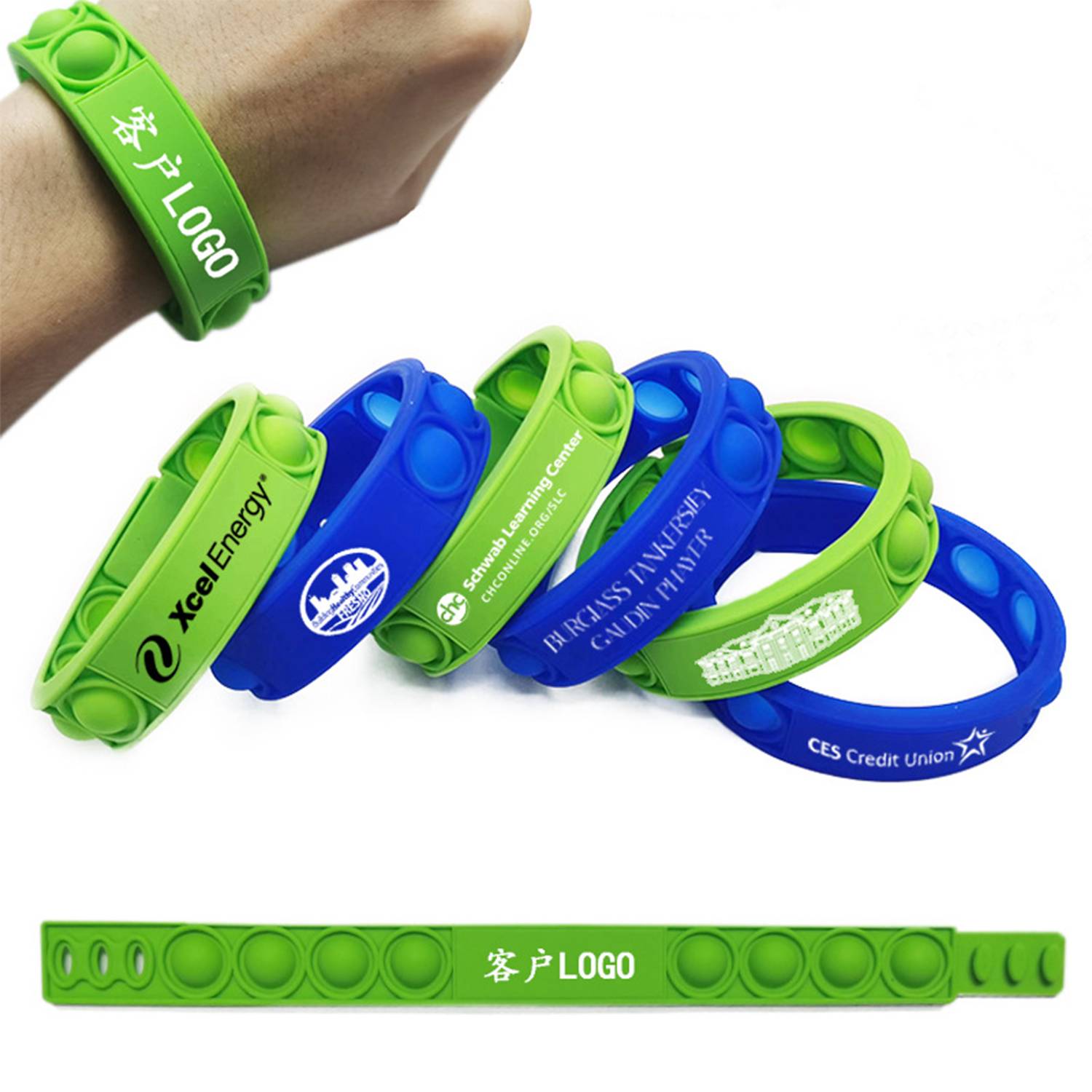 Push Pop Stress Reliever Bracelets 3