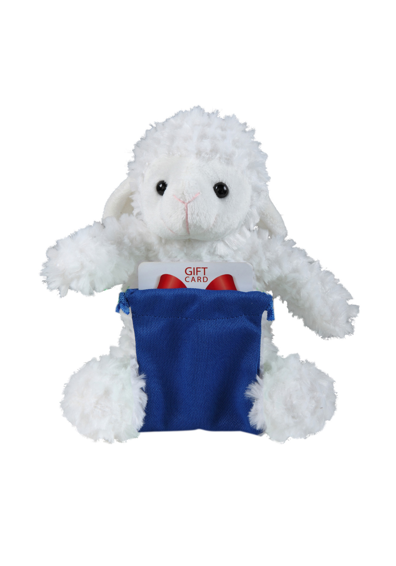 soft plush Sheep with gift card sack 5