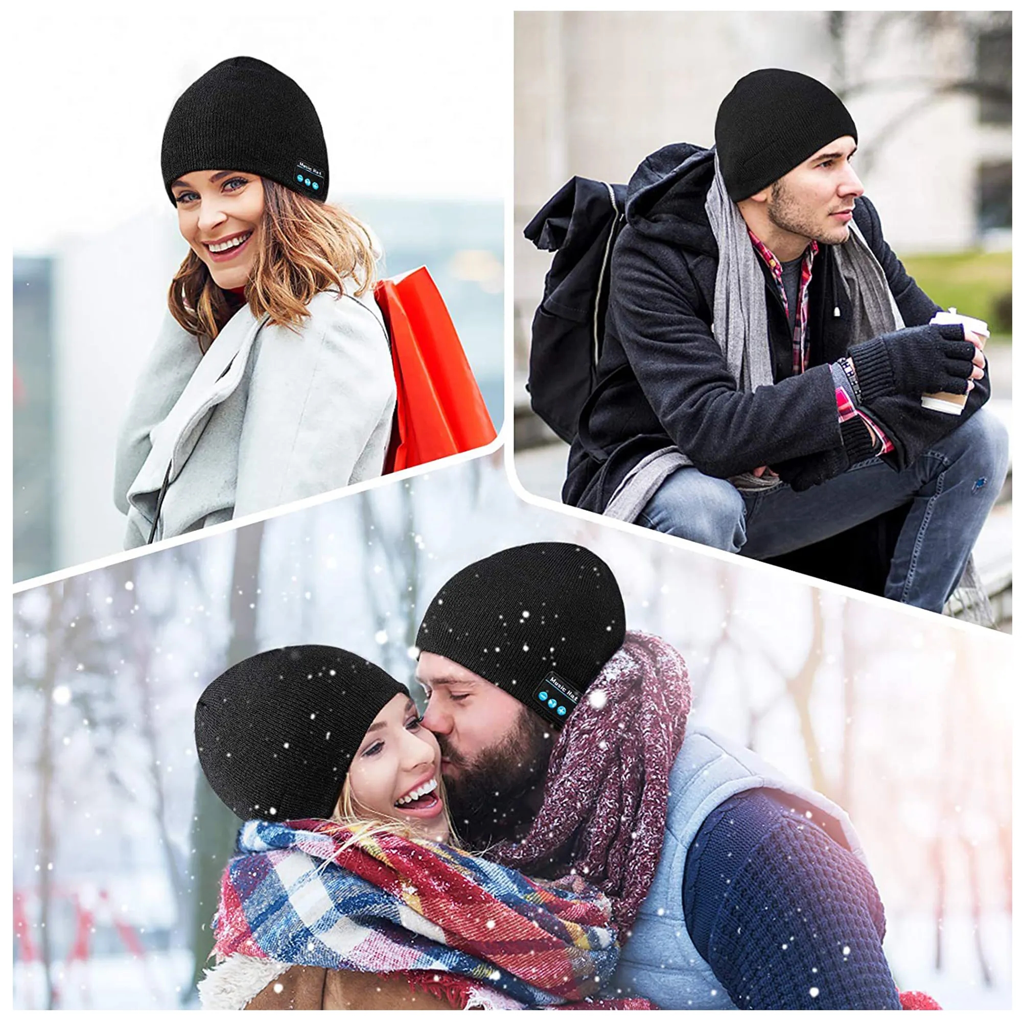 Wireless Control Acrylic Knit Cap 4