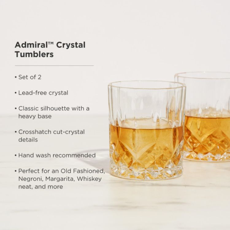 Viski® Admiral™ Tumbler, set of 2 13