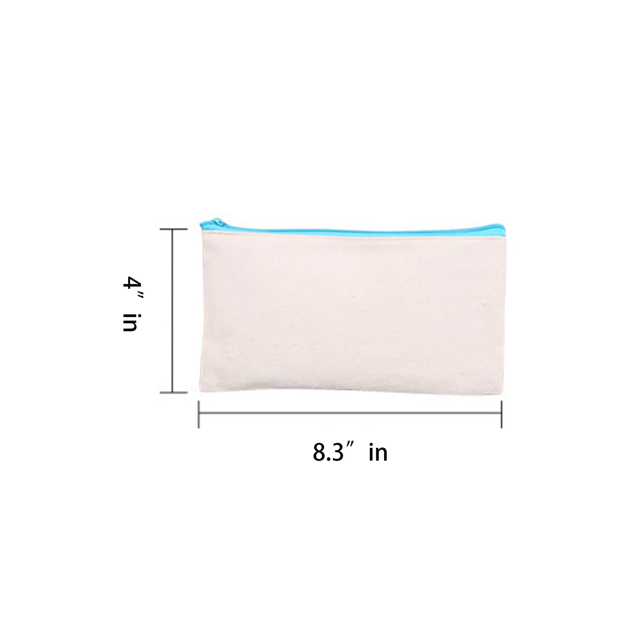 Canvas Pen Case Pencil Pouch MOQ 100PCS 3