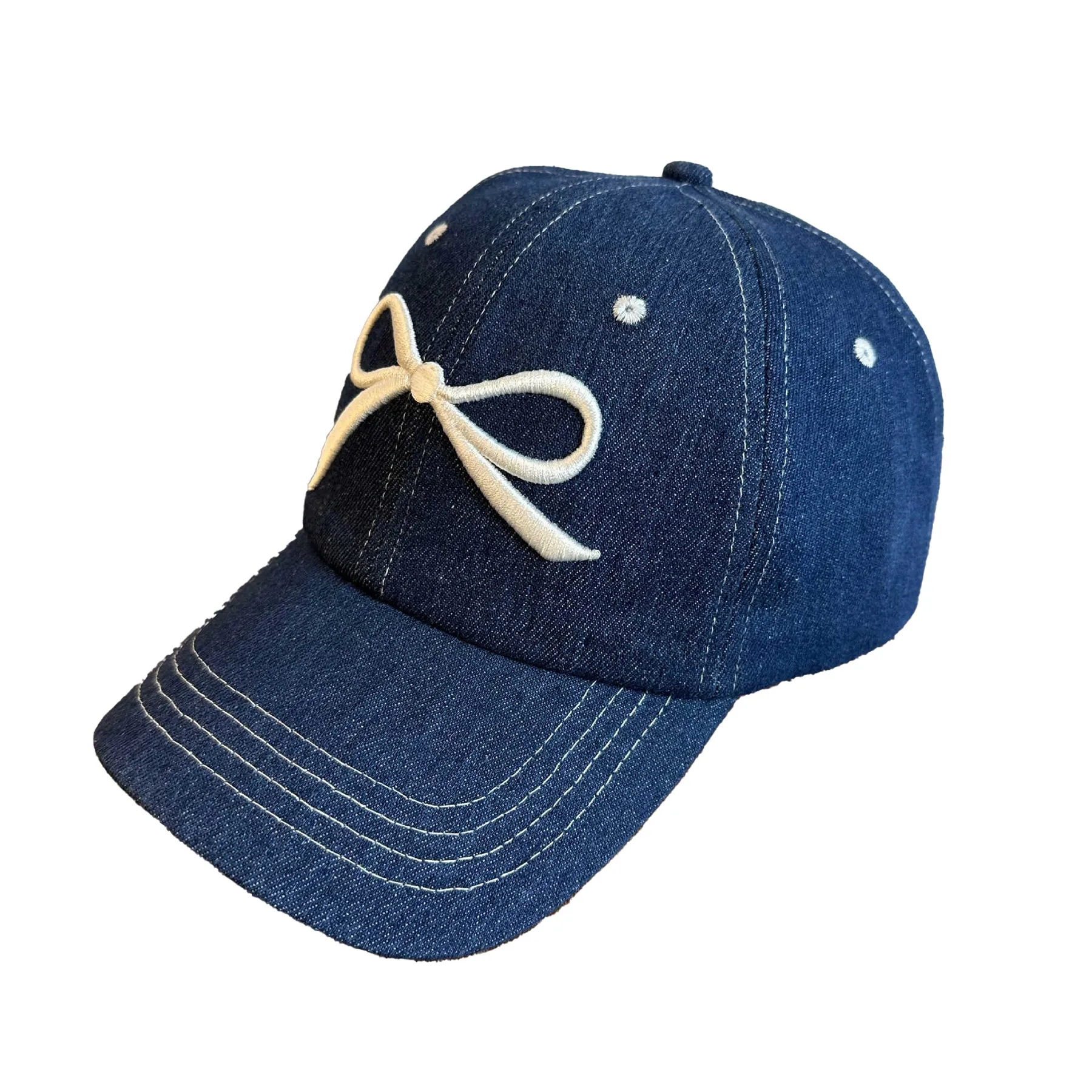 Cotton Versatile Bow Duck Tongue Hat 6