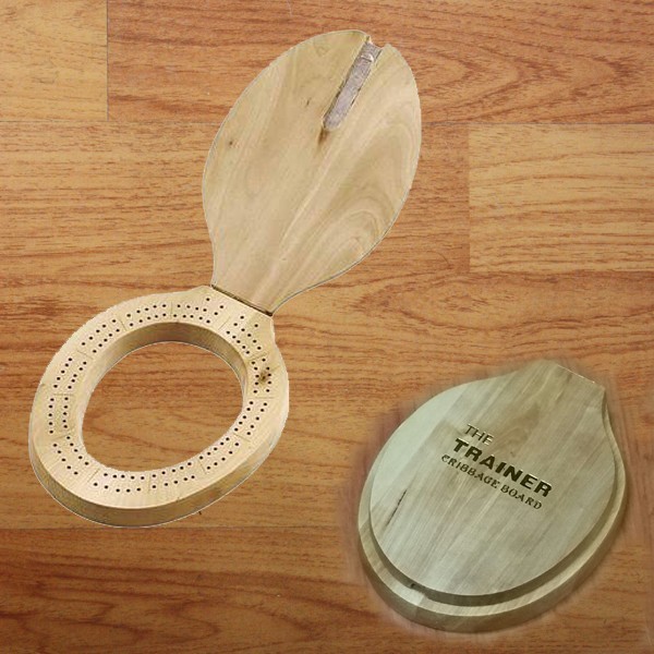 Wooden Trainer Cribbage 2