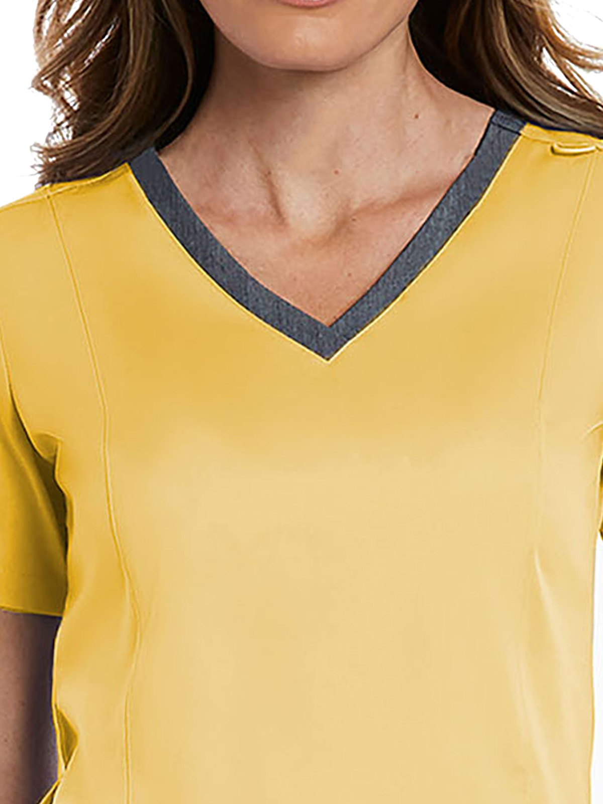 Maevn - Matrix - Women's Three-Pocket Heather Neck Band Top 29