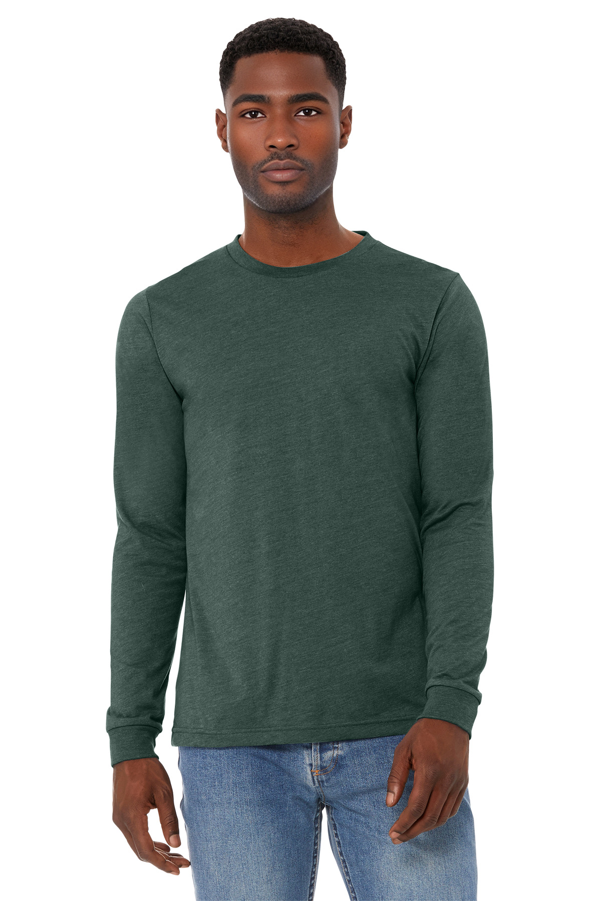 BELLA+CANVAS Unisex Heather CVC Long Sleeve Tee BC3501CVC 31