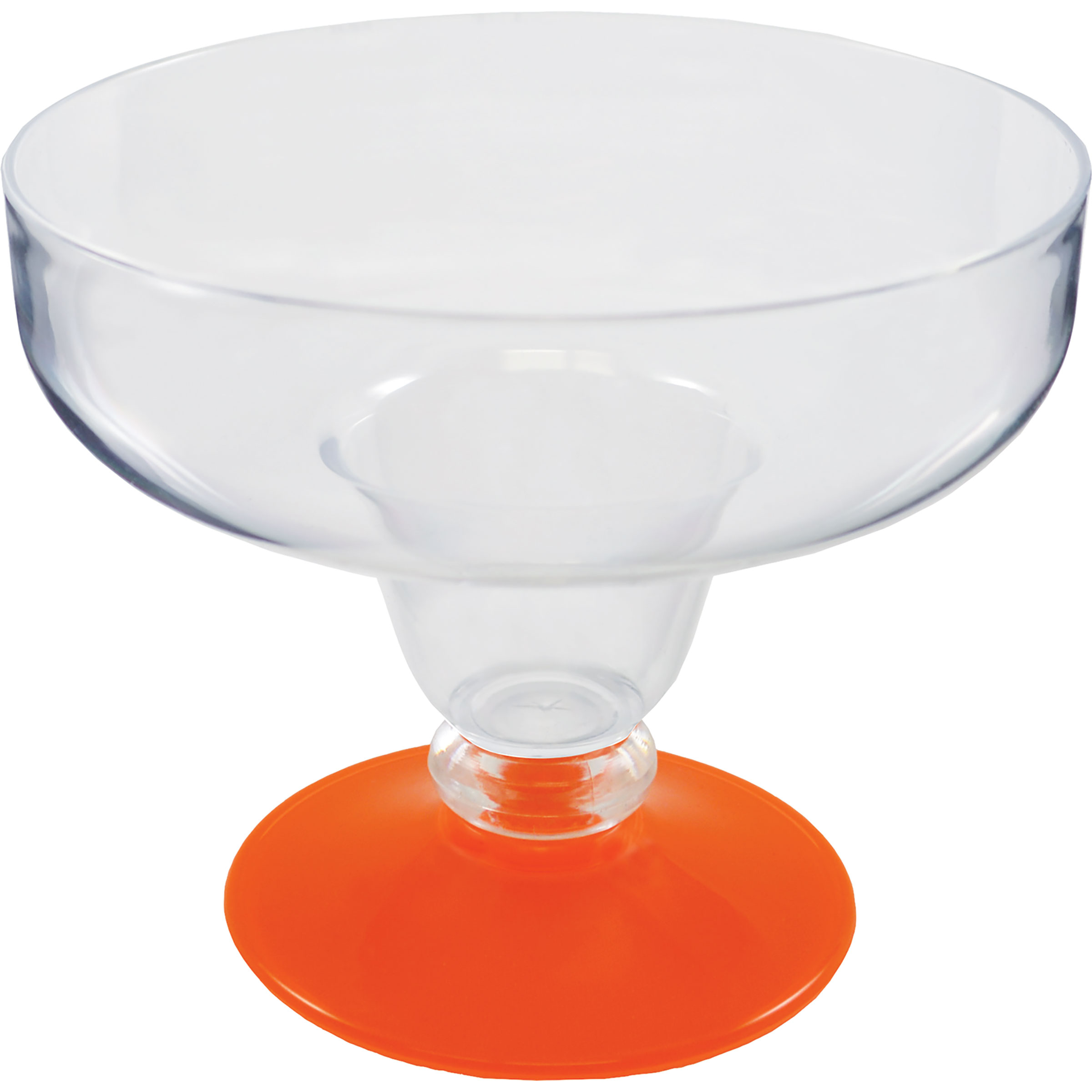 12oz Short Stem Plastic Margarita Glass with Your Choice of Base Color 6