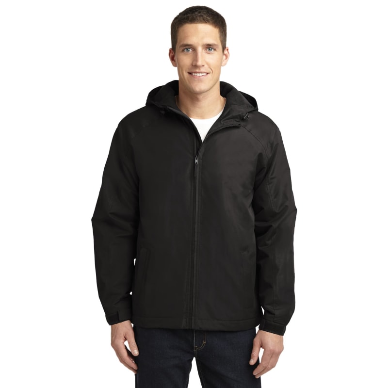 Port Authority Hooded Charger Jacket. 4