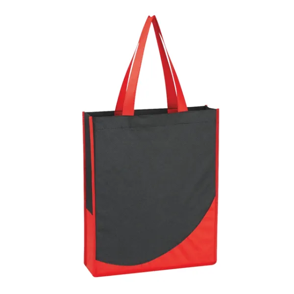 Non-Woven Tote With Accented Trim -12x15x3 1