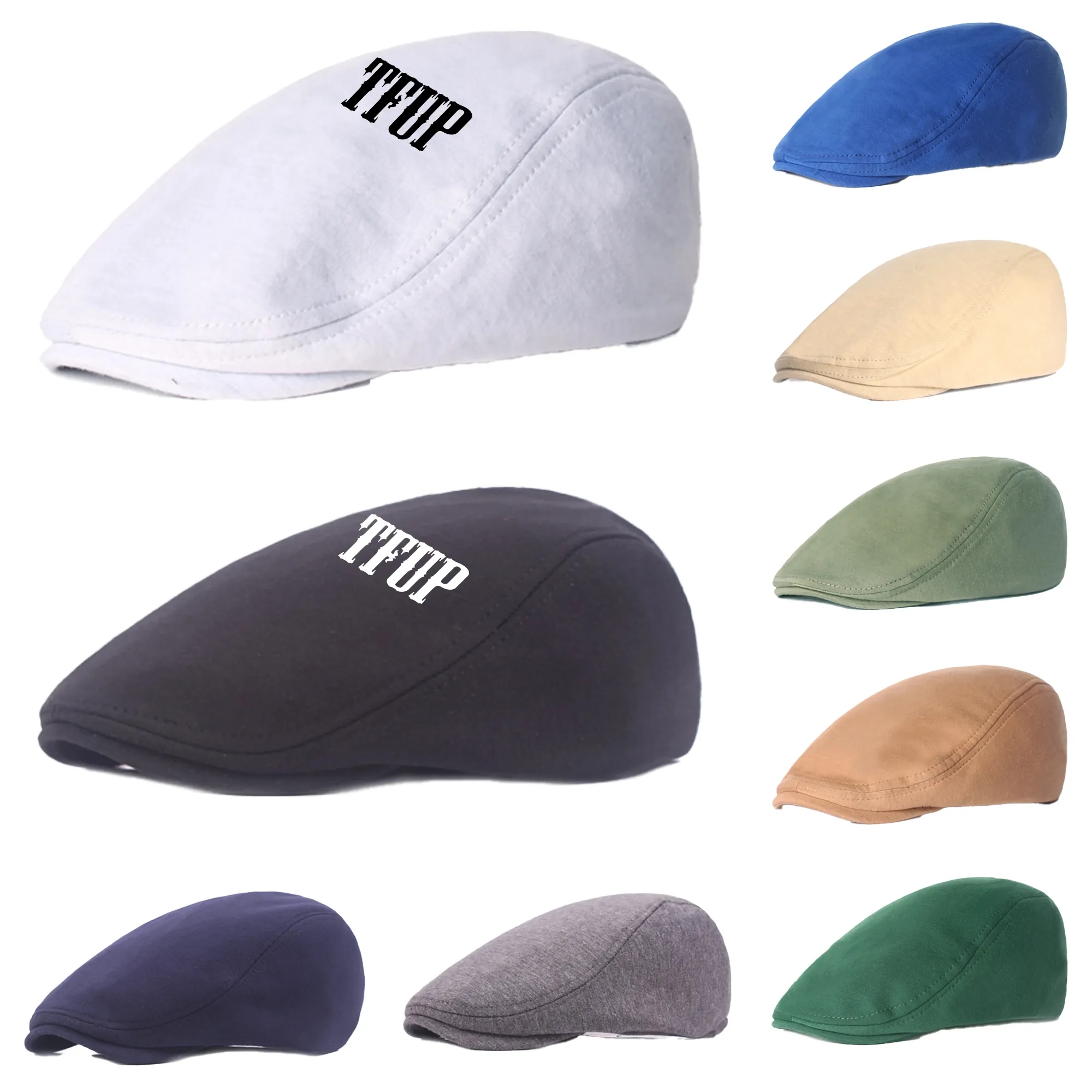 Cotton Adjustable Flat Cap 2