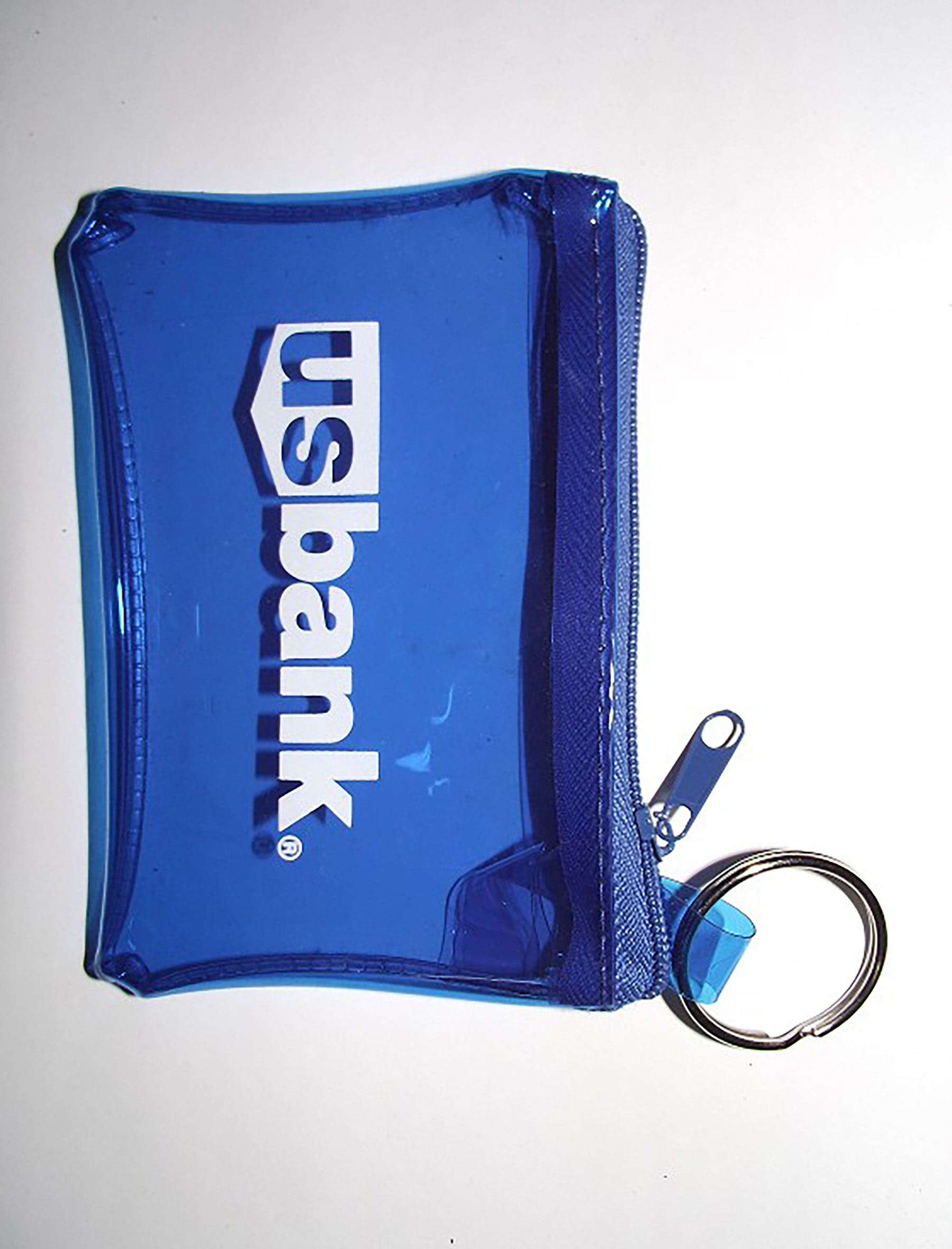 PVC Zipper Coin Bag With Key Ring 3