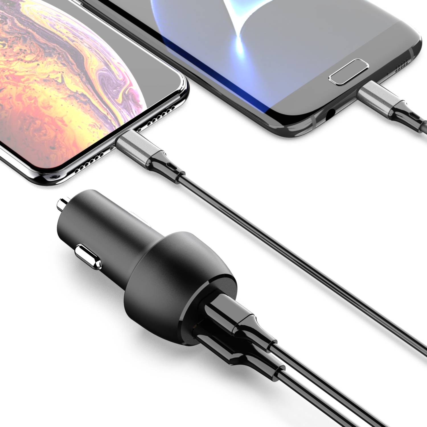 Dual Port Fast Car Charger 7
