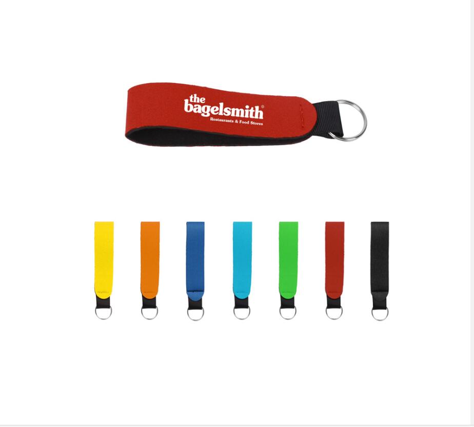 Floatable Neoprene Wristlet Strap Keychain 2
