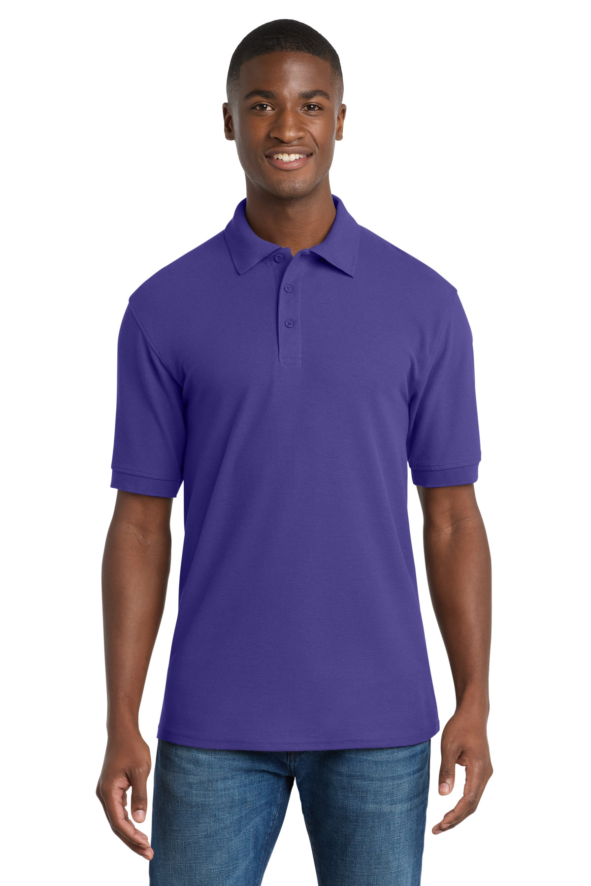 Port & Co Core Blend Pique Polo. KP155 7