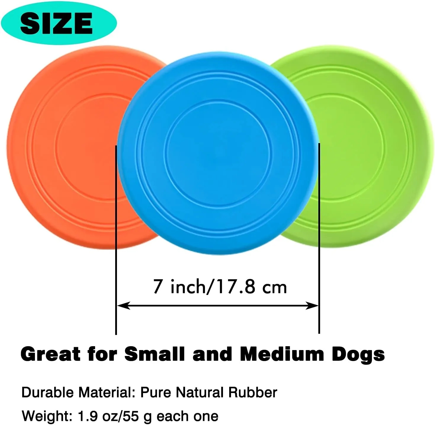 Soft Rubber Interactive Lightweight Flying Disc 4