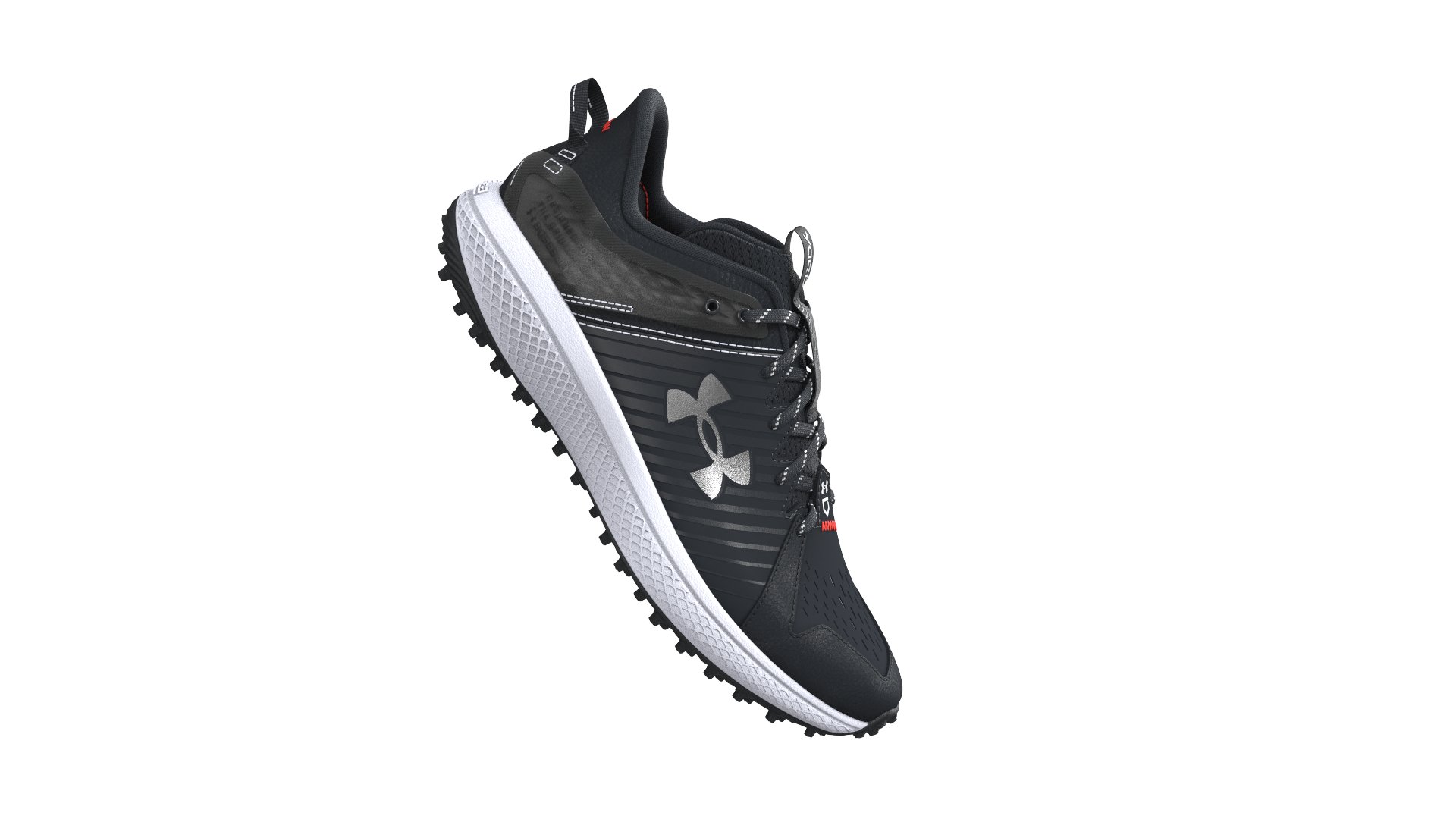Boys' UA Yard Turf Jr. Baseball Shoes 2